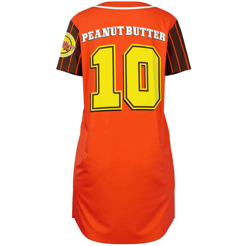 Eye Candy peanut butter jersey dress