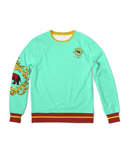 Minty Fresh Classic French Terry Crewneck Pullover