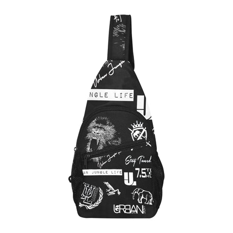 Branded BLACK CHEST BAG