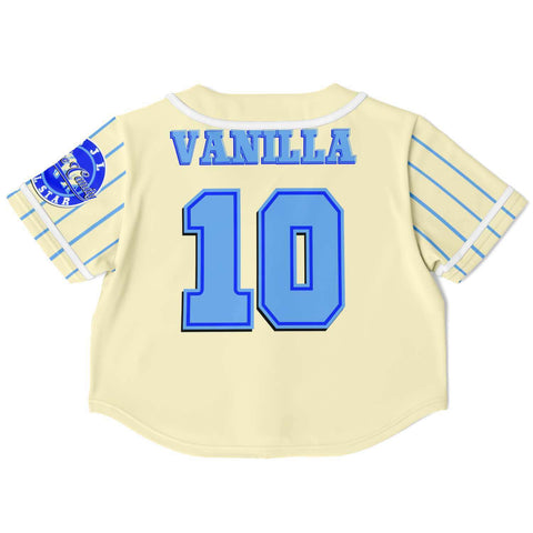 Eye Candy vanilla jersey crop top