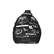 Branded BLACK CHEST BAG