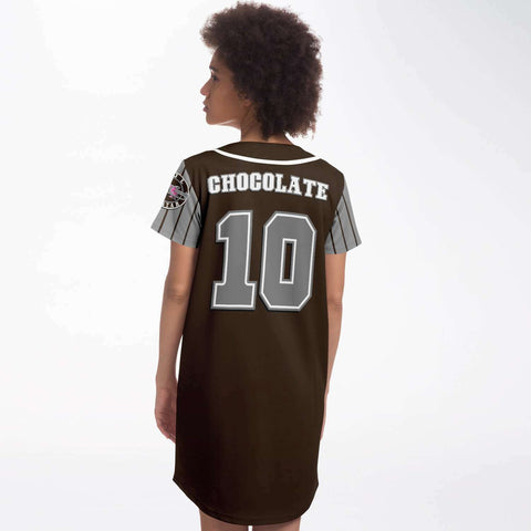 Eye Candy chocolate jersey dress
