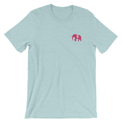 Classic STICHED pink Logo T-Shirt