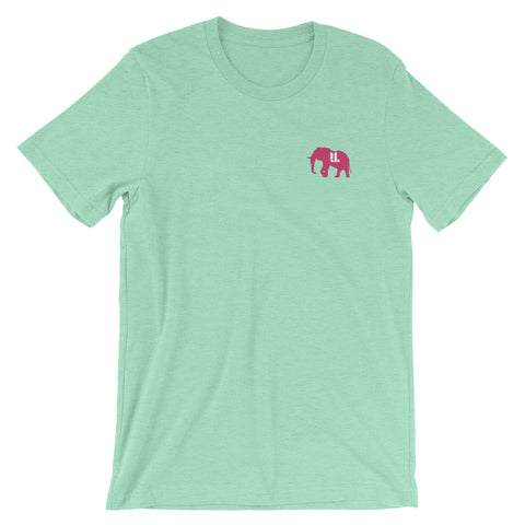 Classic STICHED pink Logo T-Shirt