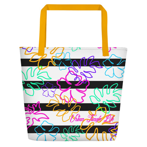 Lady’s Floral Beach Bag