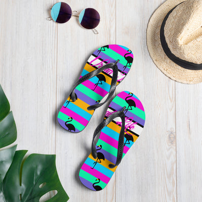 Ladys Tropical Summer Flip-Flops